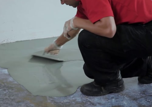 How do you redo a concrete floor?