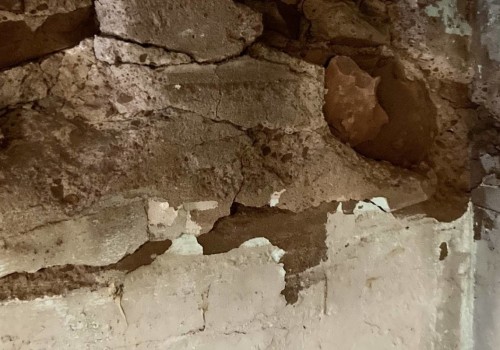 How do you fix crumbling concrete in a basement?